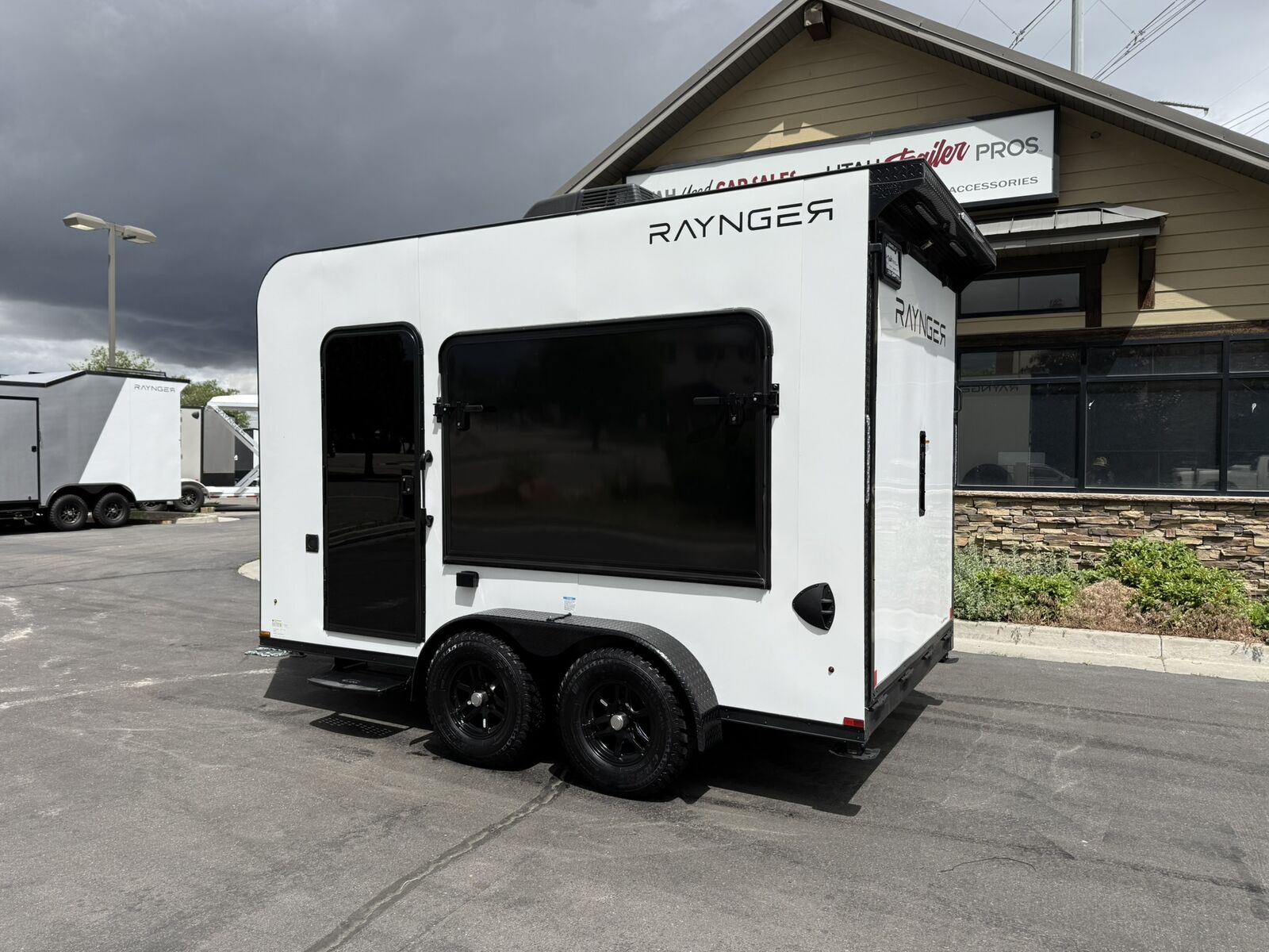 7x13 Toy Hauler Travel Trailer Bumper Pull Camper R.V.