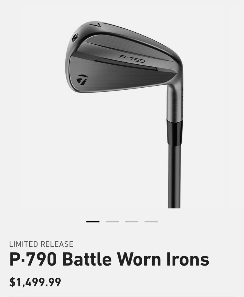 New Taylormade P790 Battle Worn 5-PW Limited