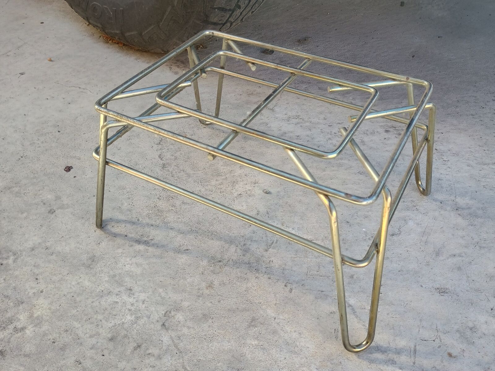 Campfire stove stand