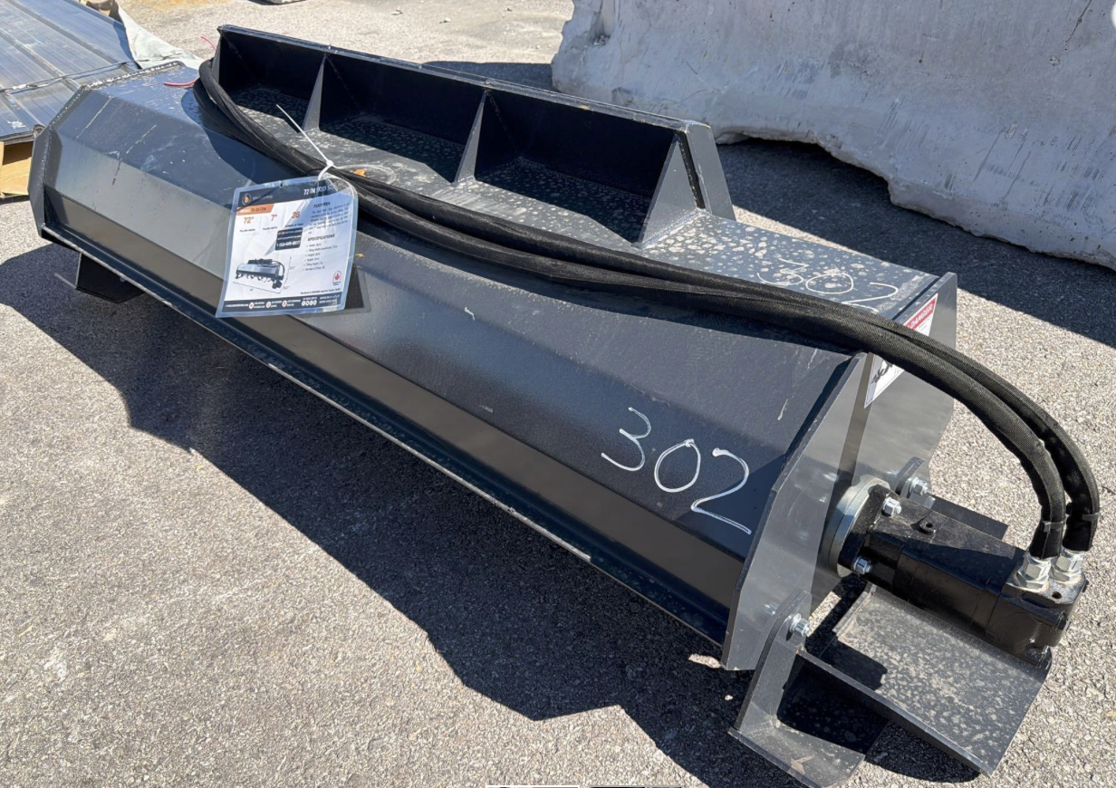 NEW UNUSED Roto Tiller 72" Skid Steer Attachment