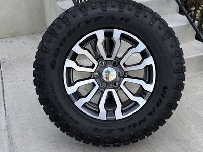 Chevy Silverado 1500 Tahoe Rims and Tires 275/70R18 Goodyear Wrangler Duratrac