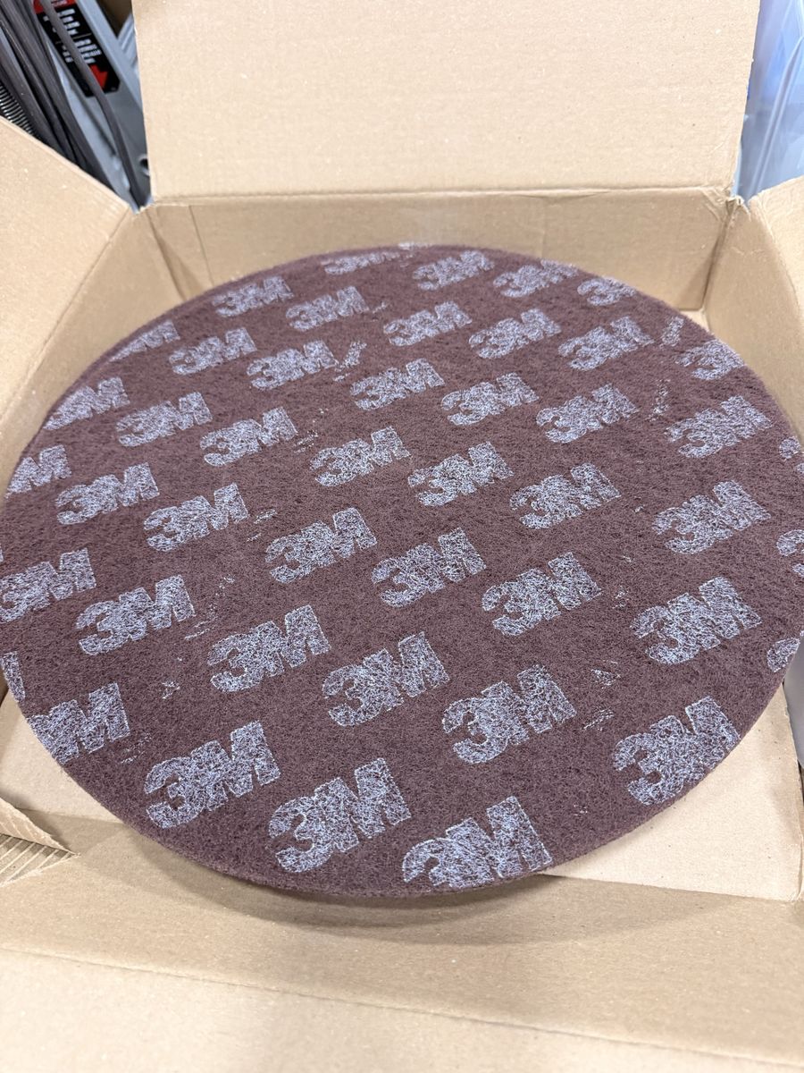 3M Between Coats Finishing Discs, Maroon, Very Fine, 16" x 7" x 7/8" (8 Discs)