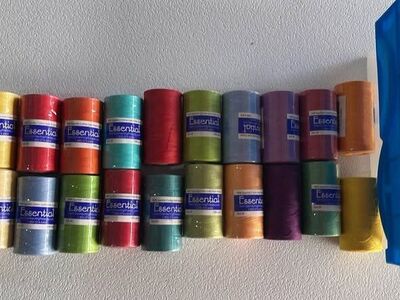 Essential Thread 100% Egyptian Cotton Satin Finish 1200 yards each lot