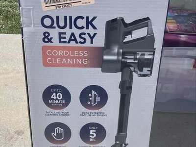 Tineco Flex Cordless Stick Vacuum - 40 Min Run Time, HEPA Filter, Hand Vac, 5lbs
