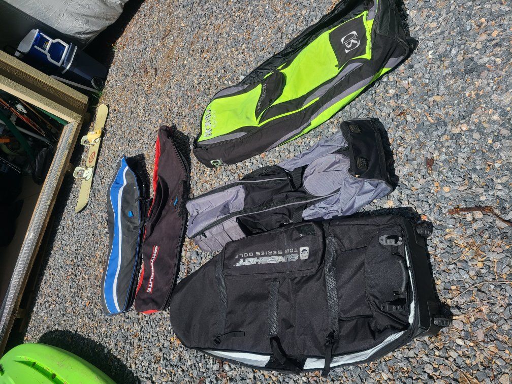 travel bags, great for golf, wakeboard etc