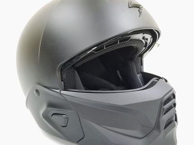 Scorpion EXO Covert 2 Open-Face Helmet Matte Black, LARGE (75-2296L-L-R2-S2)
