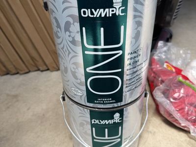 Olympic One and Valspar Signature Paint and Primer
