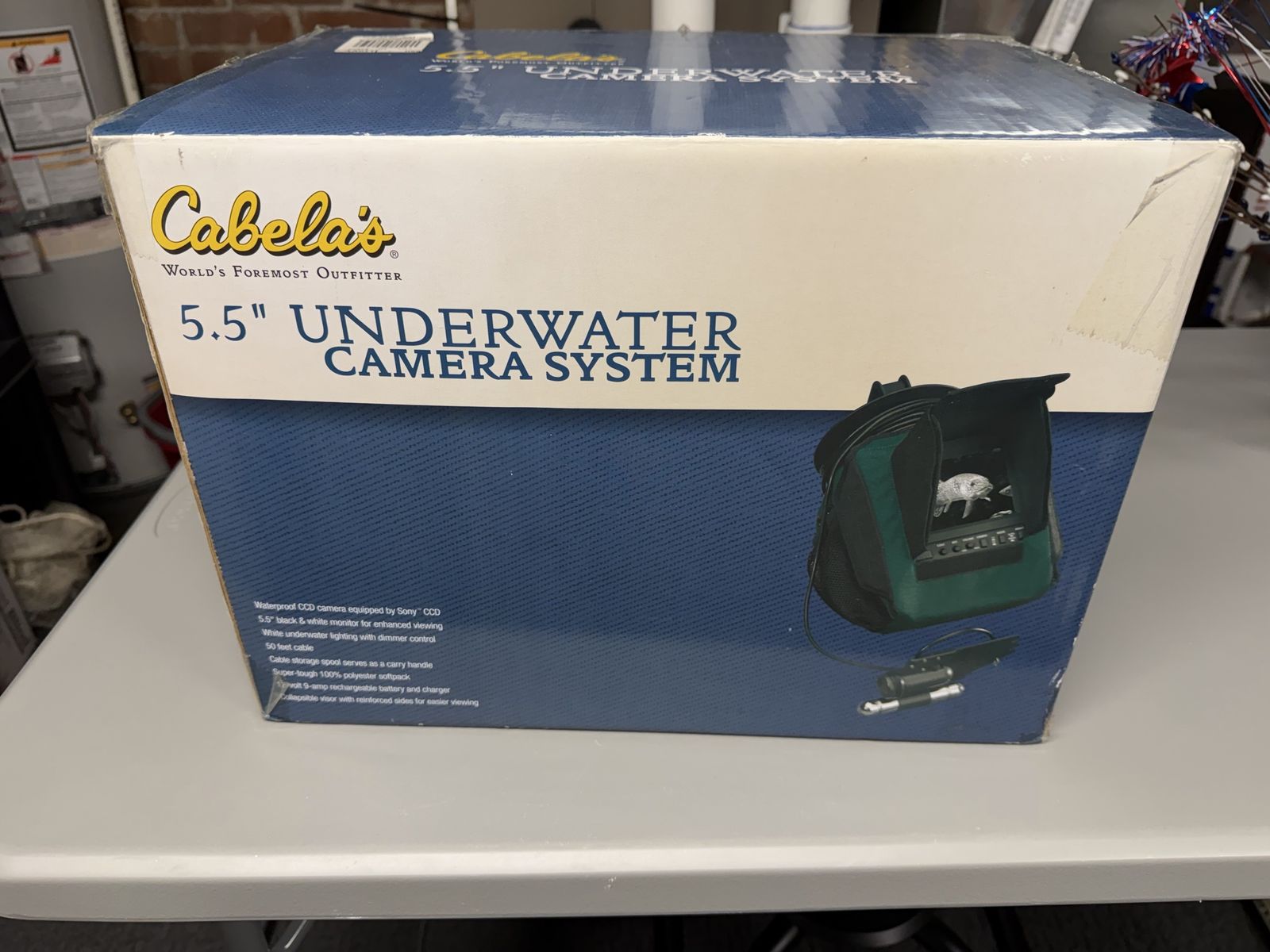 Cabela's 5.5" Underwater Camera System with Monitor and Carrying Case