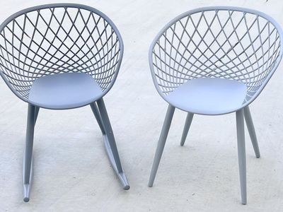 James Dar Kurv Mini Kids Chairs – 1 Rocker + 1 Standard (Indoor/Outdoor)