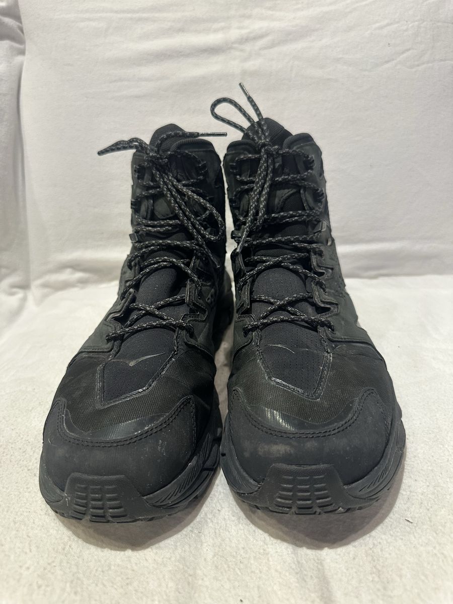 Hoka Anacapa men’s size 12.5 black mid Gore-Tex Leather/textile hiking boots