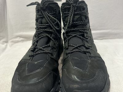 Hoka Anacapa men’s size 12.5 black mid Gore-Tex Leather/textile hiking boots