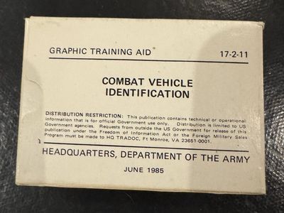 GI Combat Vehicle ID Card Deck