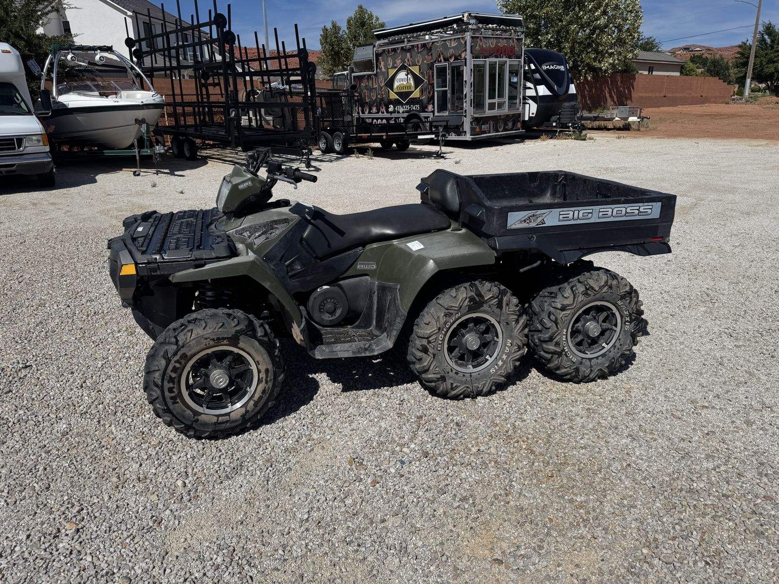 2009 Polaris Sportsman Big Boss 6x6 Utility ATV - EFI - CAN DELIVER