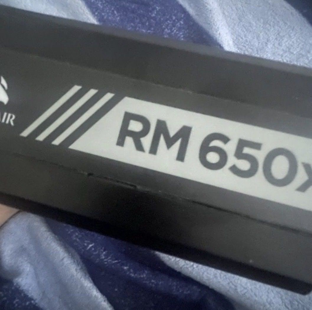 Corsair RM650x 650W + AsiaHorse Strimer cables