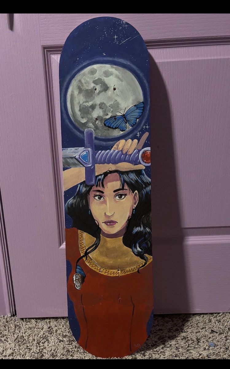 Skate deck Hand painted by me