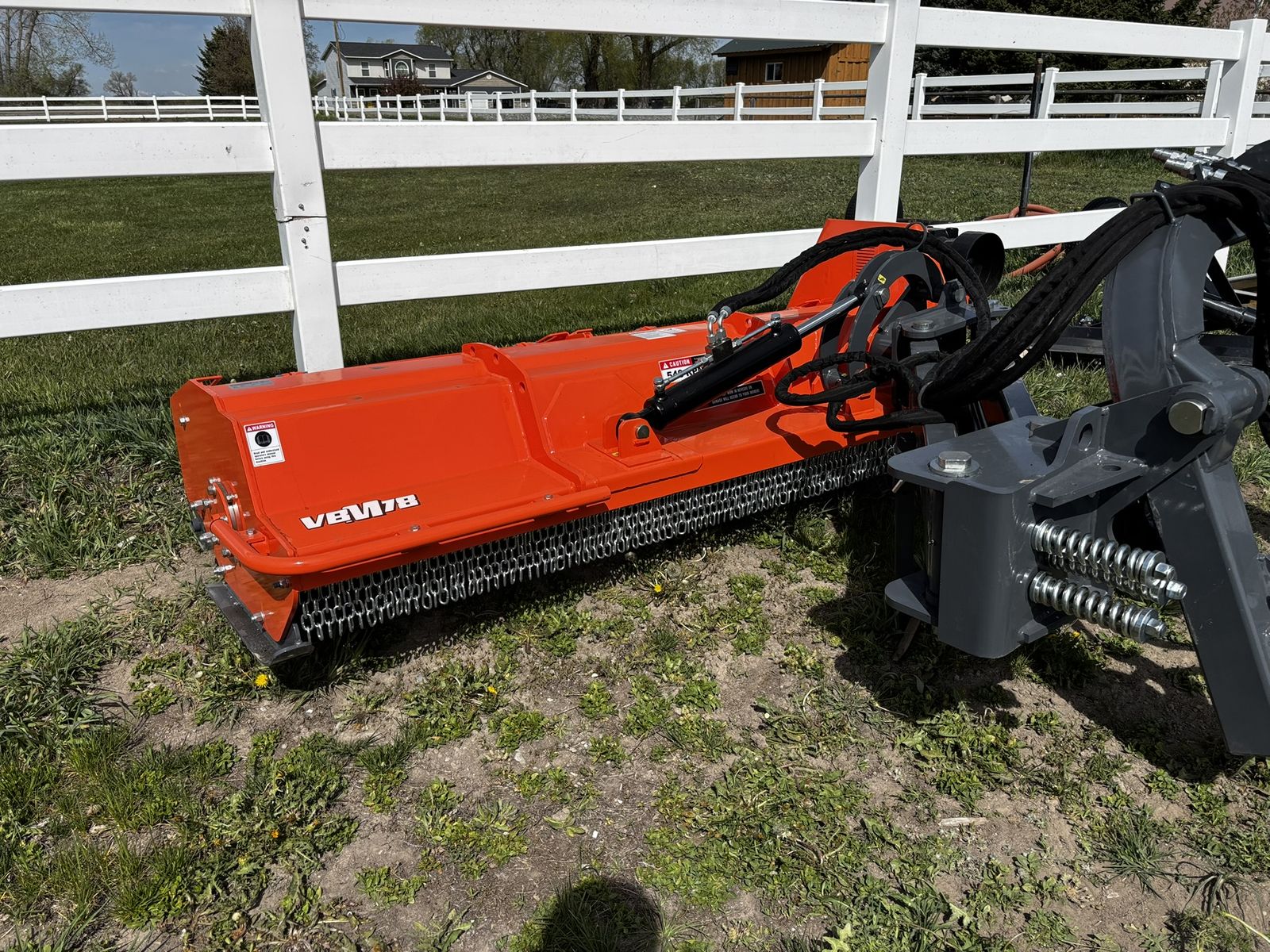 New 78 inch flail mower-