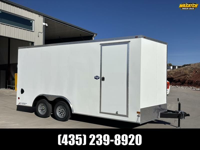 American Hauler 8.5X16 7K ARROW DELUXE CARHAULER Cargo / Enclosed Trailer