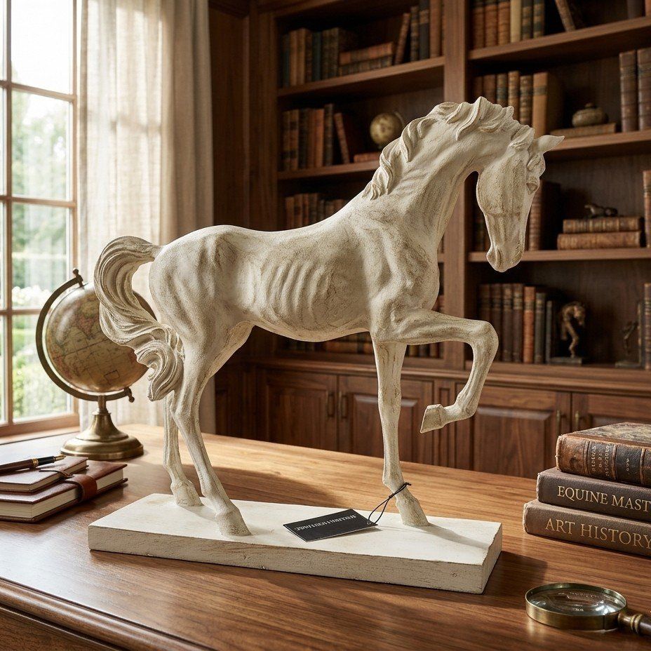 NEW Drexel Heritage | Large White Horse Statue