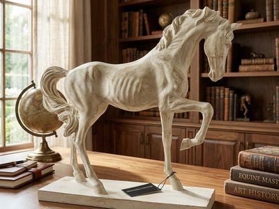NEW Drexel Heritage | Large White Horse Statue