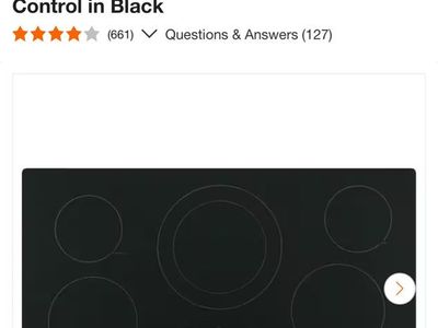 36” Electric Cooktop