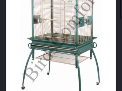 Marvelous Gable Large Bird Cage - Black/Grey