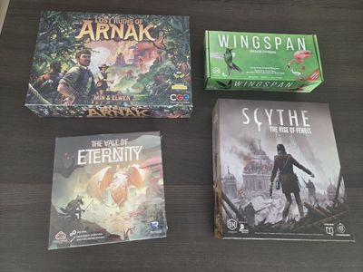 New Board Game Sale - Lost Ruins of Arnak, Vale of Eternity, Wingspan, Scythe