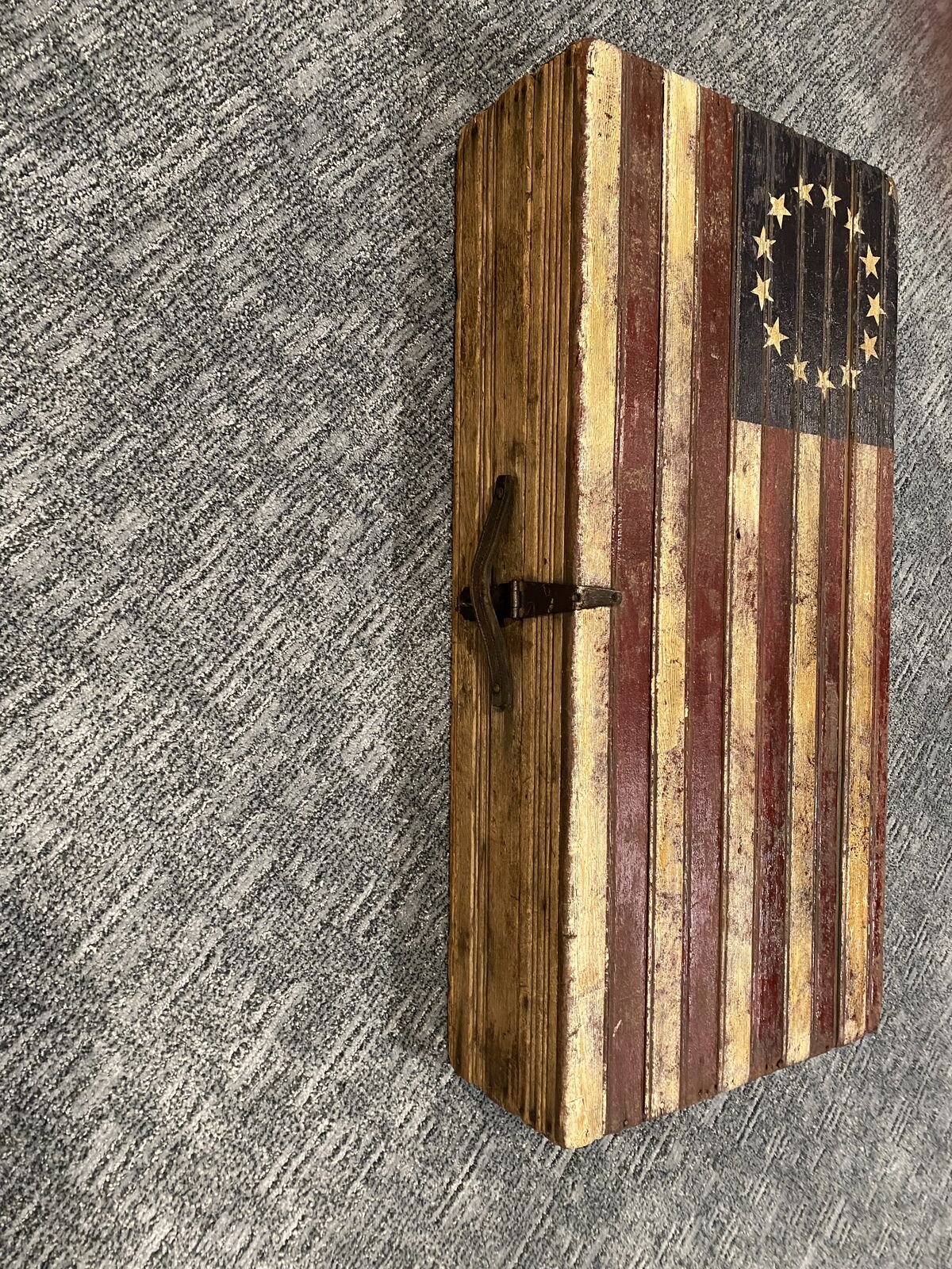 Antique Americana Suitcase