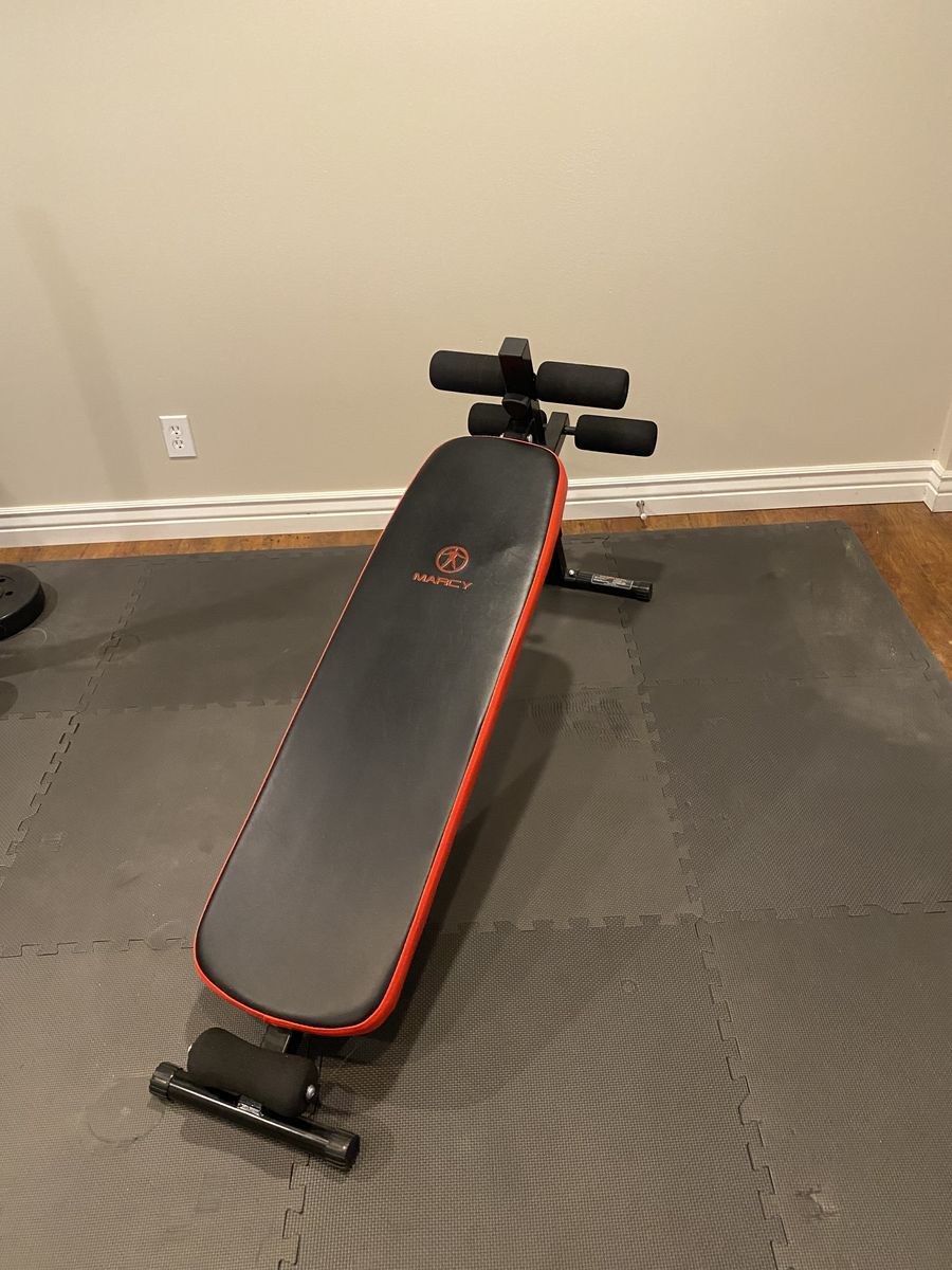 Marcy Pro Folding Utility Slant Bench with Headrest