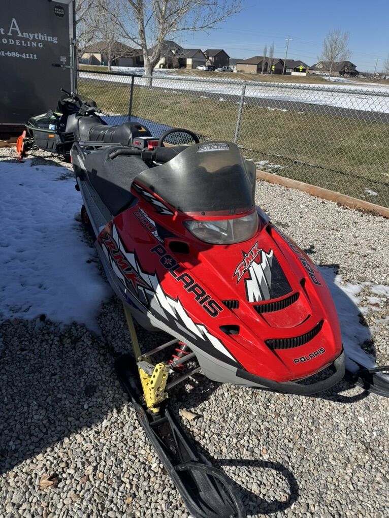 2003 Polaris RMK 800 Snowmobile With Reverse