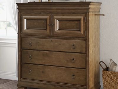 Solid Wood Kaliyanna 5‑Drawer Dresser, Alder & Cedar, Brand New, $3800 MSRP, Open to Serious Offers, Free Delivery in St. George