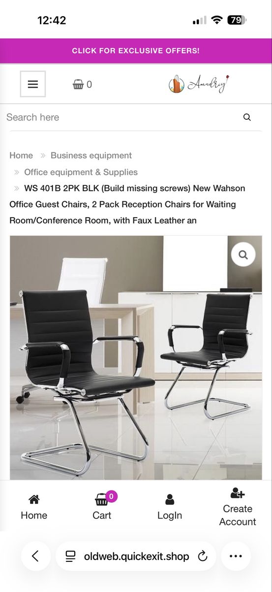 New office chairs