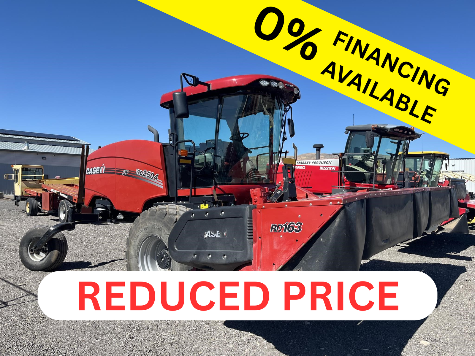 2020 Case WD2504 Self Propelled Swather Windrower