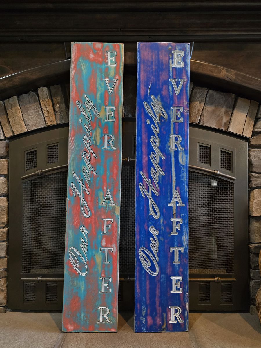 Leaner Signs 9"W x 48"H, Made in Utah!