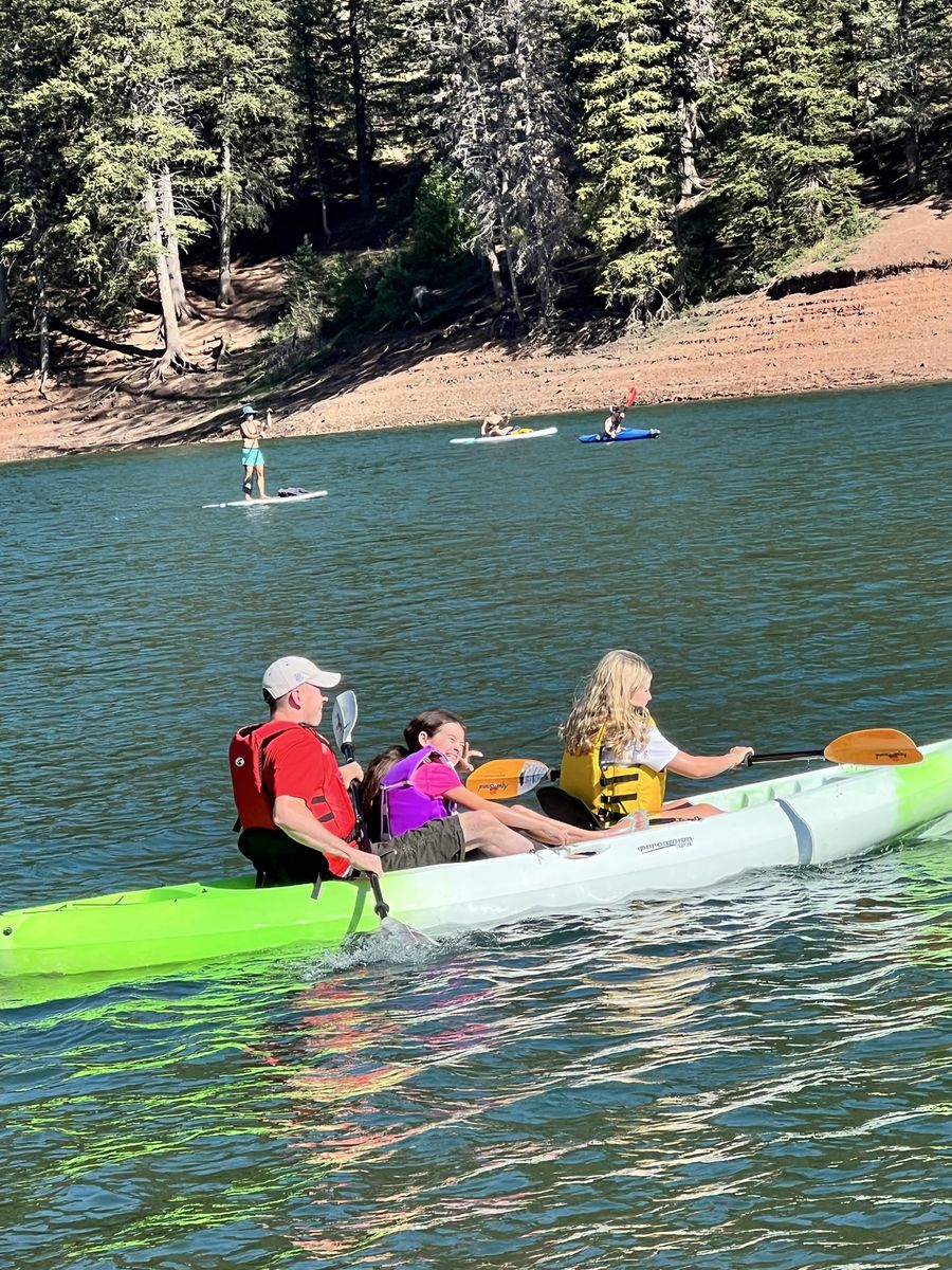 Perception Sport Tandem Kayak, Green/White, Seats 2-3 People, Sit-On-Top Design
