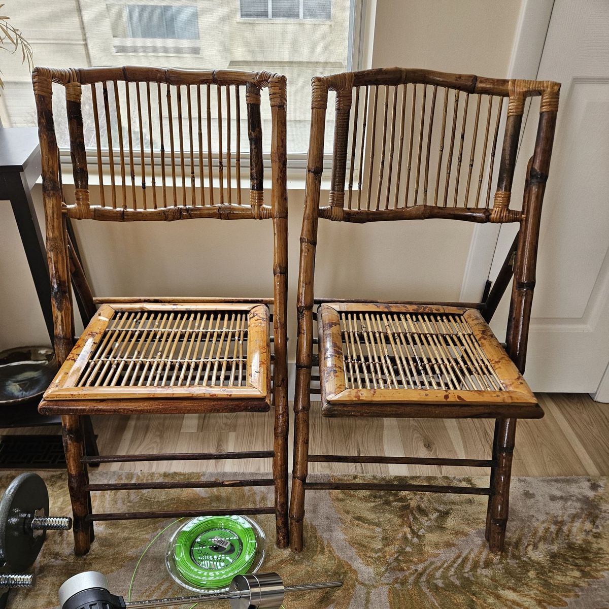 bamboo folding chairs