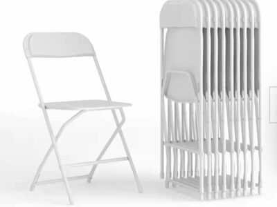 white folding chairs for sale