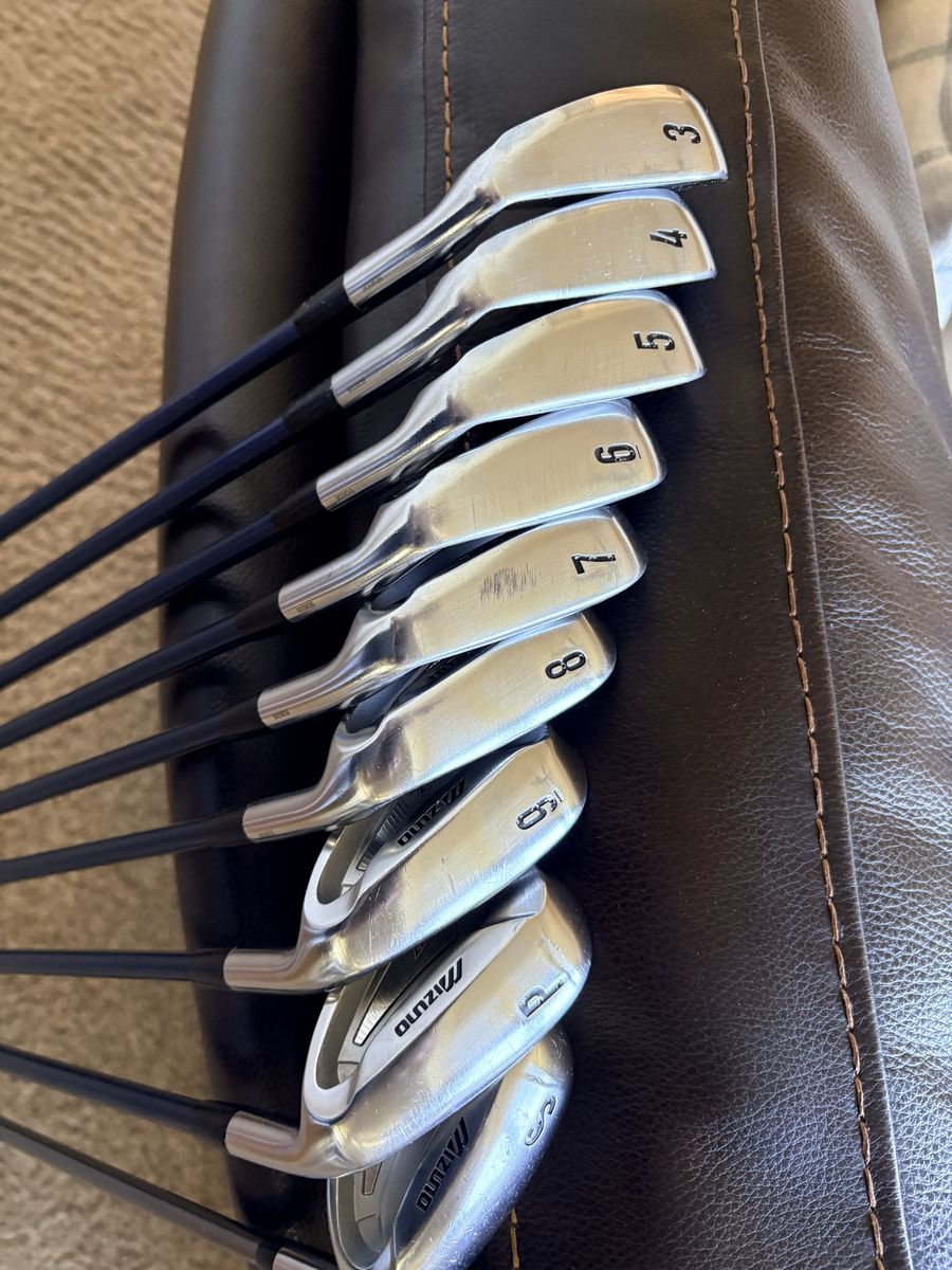 Mizuno MX-17 Golf Irons Set 3-PW & Sand Wedge, Used, Regular shafts, Right Handed