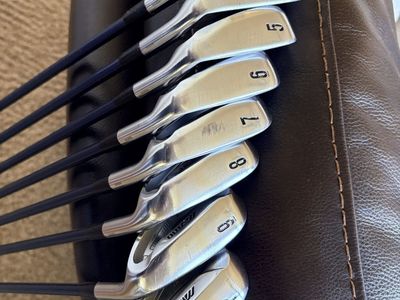 Mizuno MX-17 Golf Irons Set 3-PW & Sand Wedge, Used, Regular shafts, Right Handed