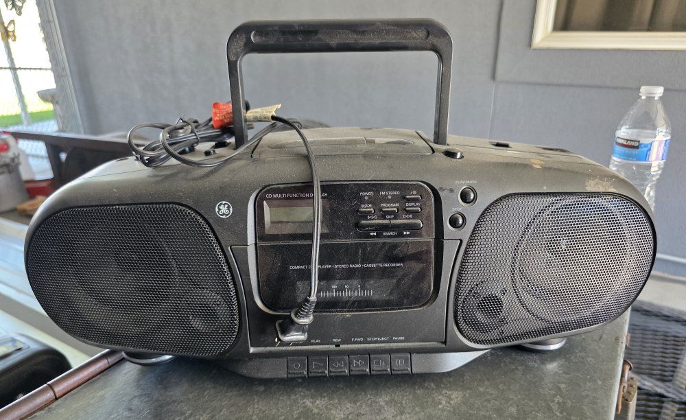Boom boxes.