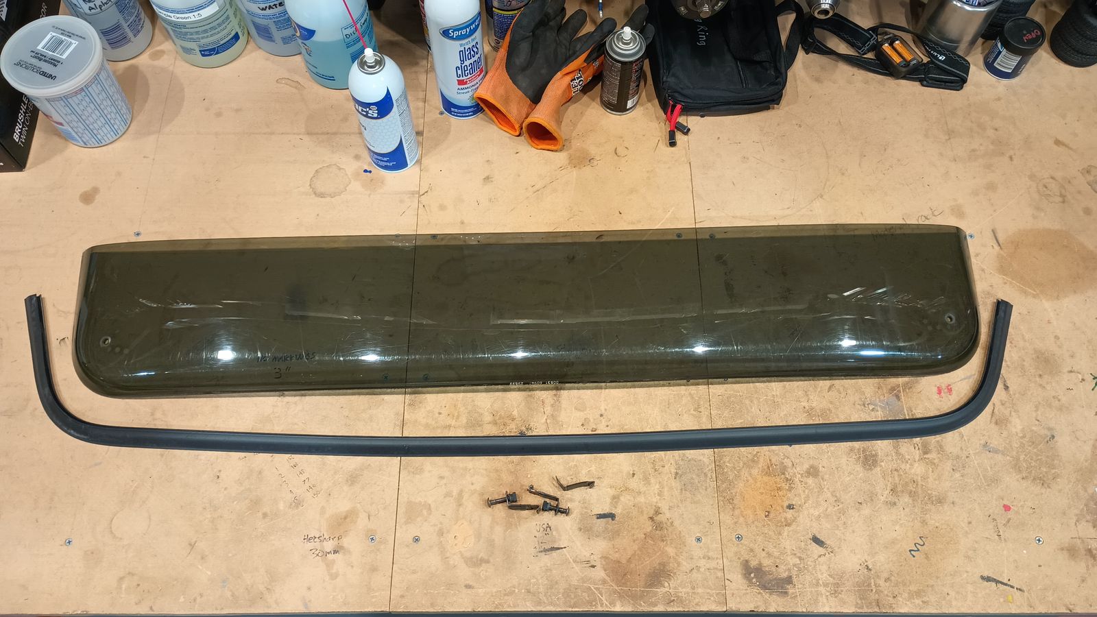 Toyota Land Cruiser 80 series OEM sunroof wind deflector