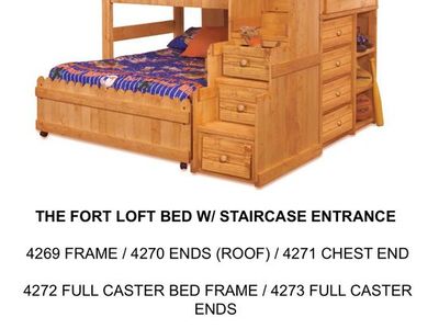 Trendwood Fort Bunk Bed Twin Over Full