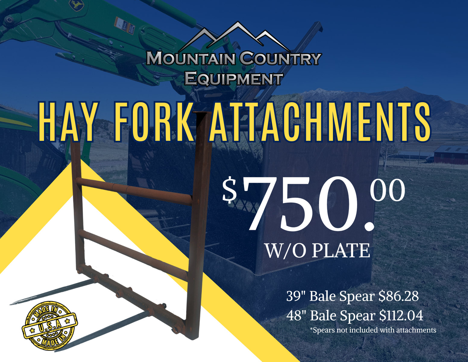 Hay Fork Attachments