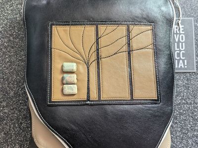 Handmade leather crossbody bag