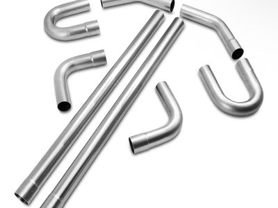 Universal Exhaust Pipe Kit, 2.5" Stainless Steel Mandrel Bend Tubing, Custom Exhaust brand new