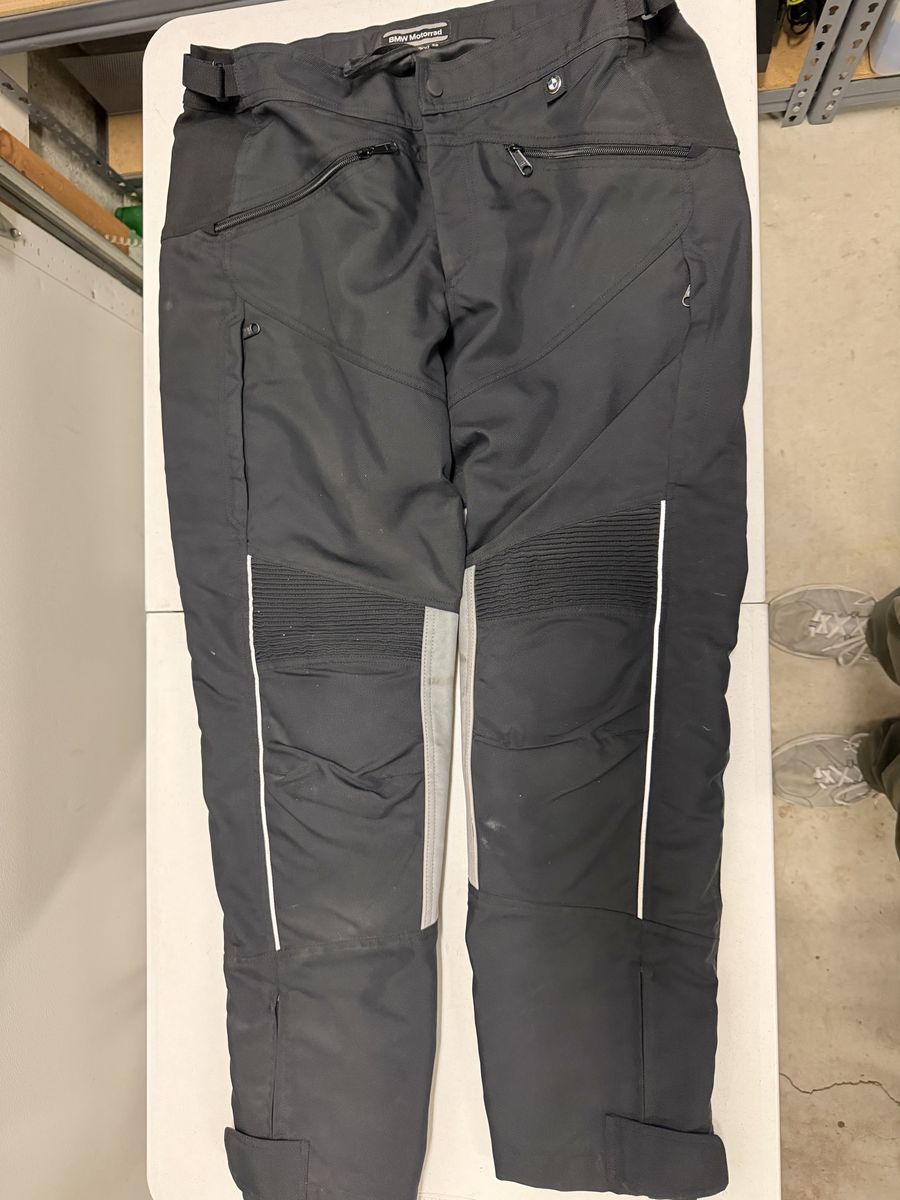 BMW Motorrad Santiago Motorcycle Riding Pants Black Size 56
