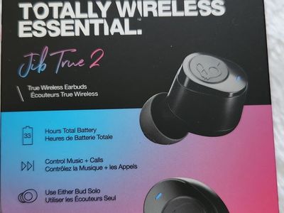 Skullcandy Jib True 2 Totally Wireless Earbuds - 33 Hr Battery, Water Resistant, Tile Tracking