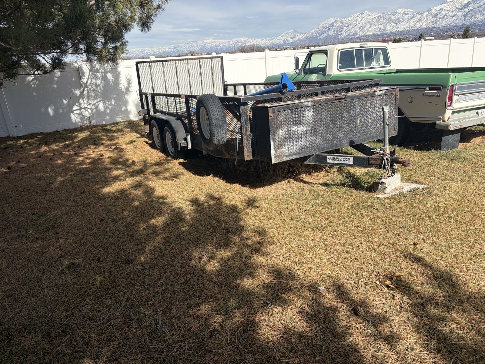 16’ Tandem Axle Heavy-Duty Utility/Landscape Trailer – Ramp Gate – Toolbox – 10K GVW
