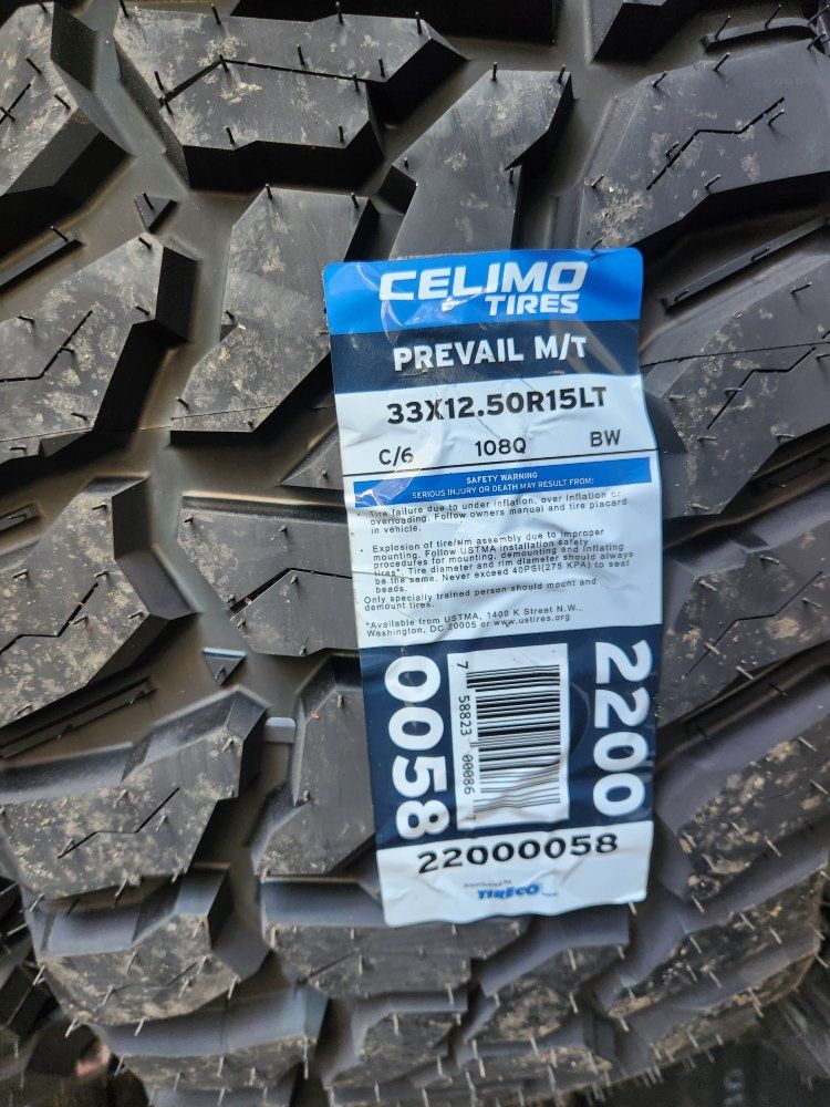 33x12.50r15 celimo prevail mt