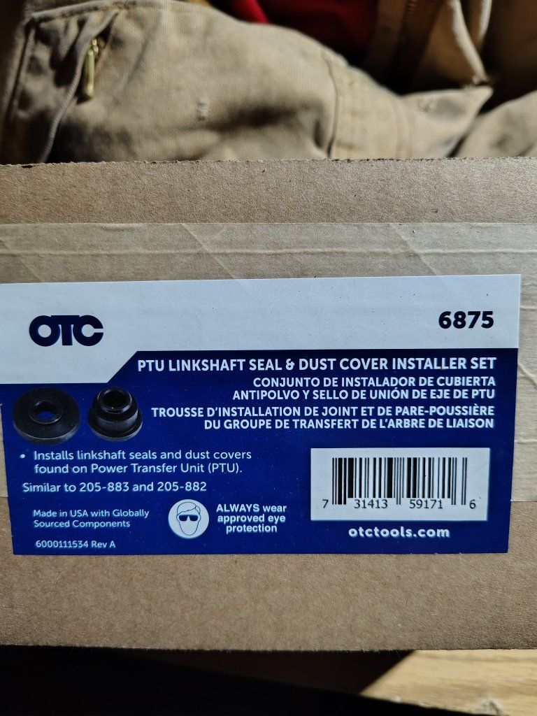 PTU seal installer set