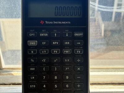 BA 2 Plus Professional Financial Calculator TI
